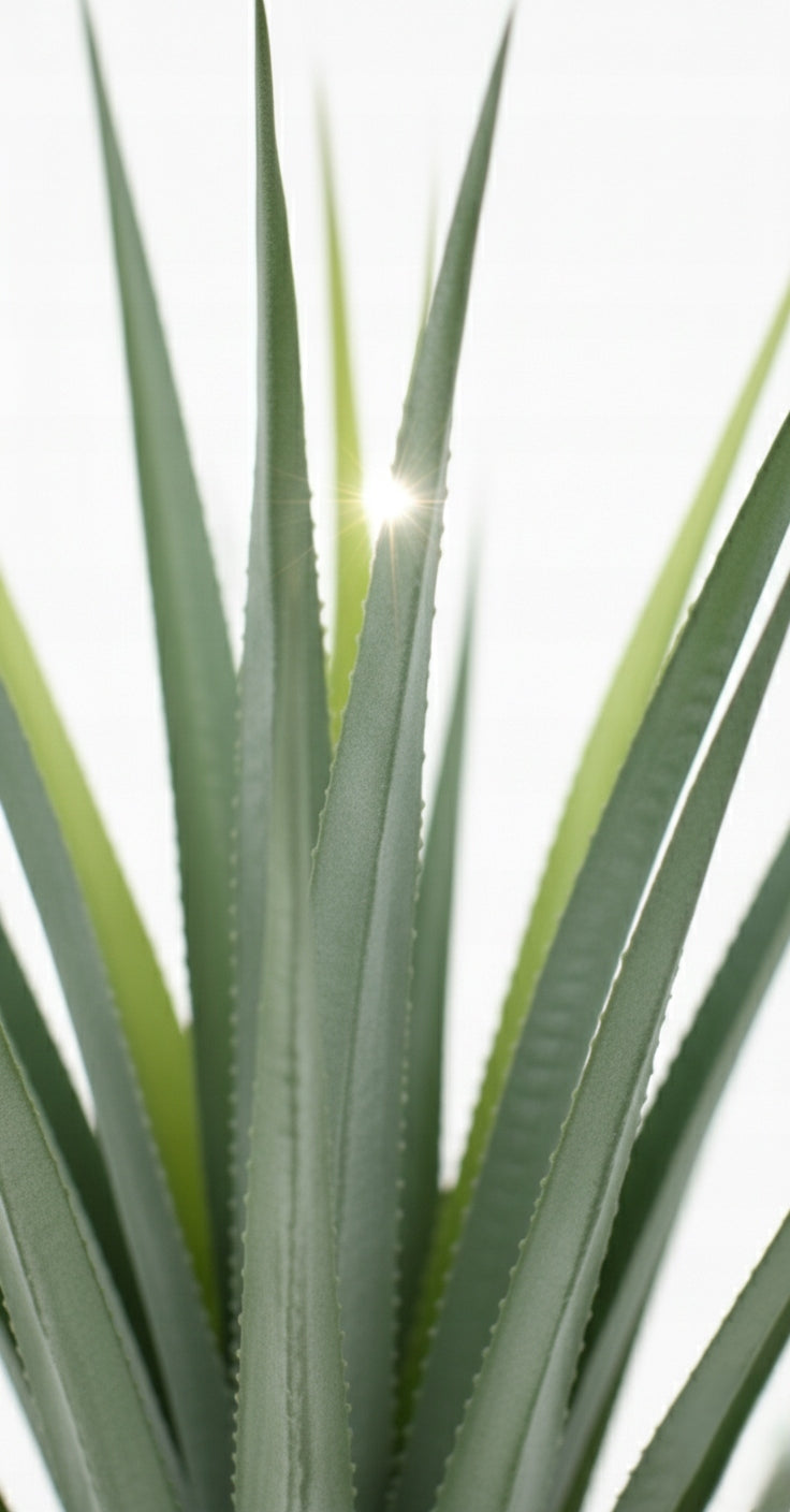 Agawa Sztuczna Roślina w Doniczce Aloes 120 cm Nowoczesna Dekoracja Cykas