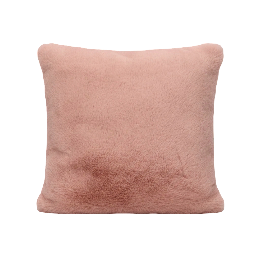 Poszewka na Poduszkę 45x45 cm Puszysta Różowa Poduszka Zamek Błyskawiczny