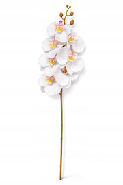KWIAT SZTUCZNY STORCZYK 92 CM POJEDYNCZA GAŁĄZKA ORCHIDEA DUŻE KWIATY