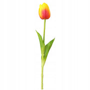 TULIPAN PIANKOWY POJEDYNCZY 42 CM WIOSENNA DEKORACJA WAZONU KOLOR ŻÓŁTY