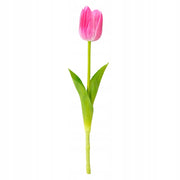 TULIPAN PIANKOWY POJEDYNCZY 42 CM WIOSENNA DEKORACJA WAZONU CIEMNY RÓŻ