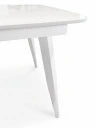 Stół ogrodowy aluminiowy ceramiczny 180x90 cm biały, zdjęcie 3