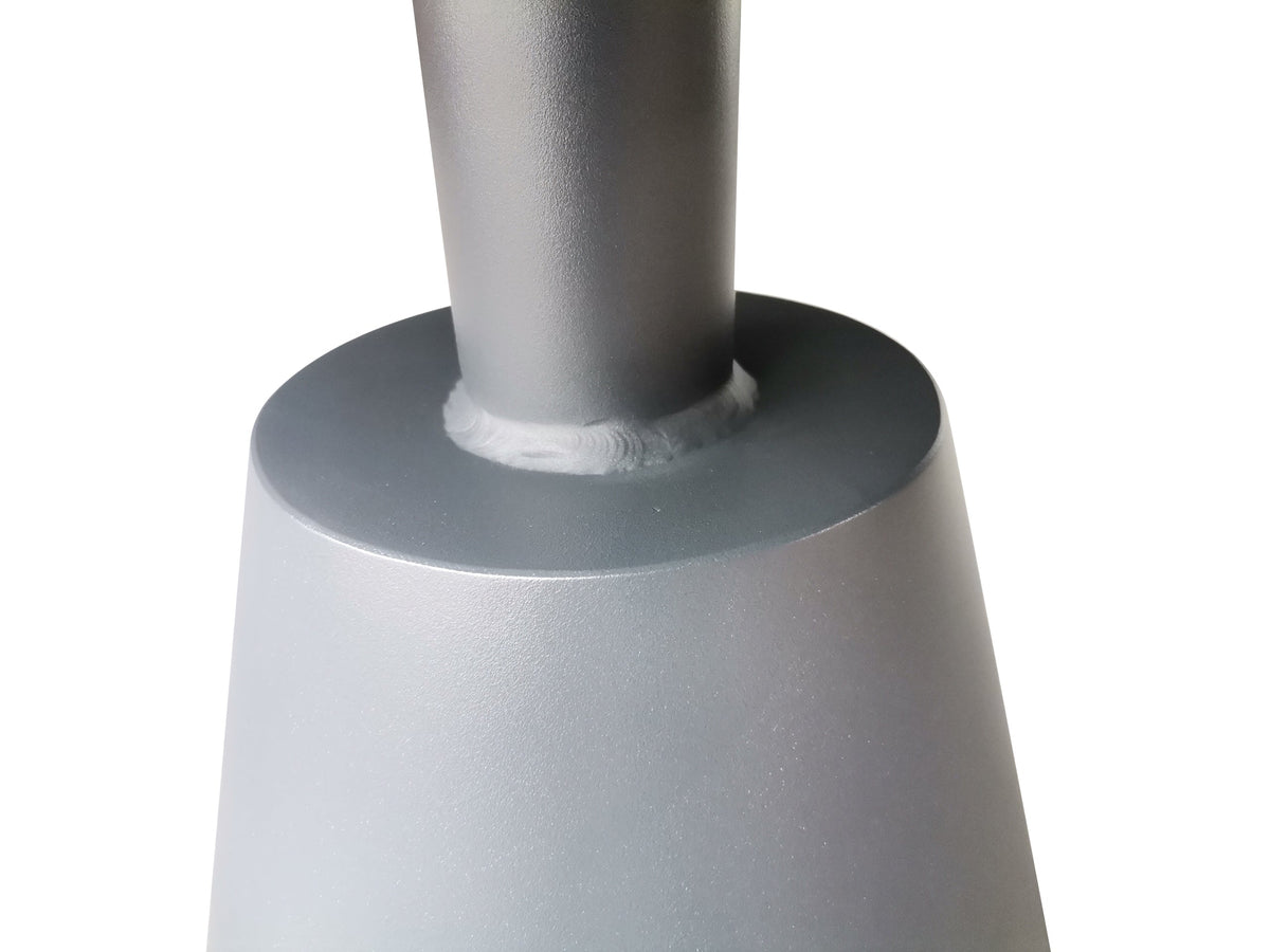 Stolik ogrodowy aluminiowy antracyt okrągły 40x40x50 cm lekki odporny taras
