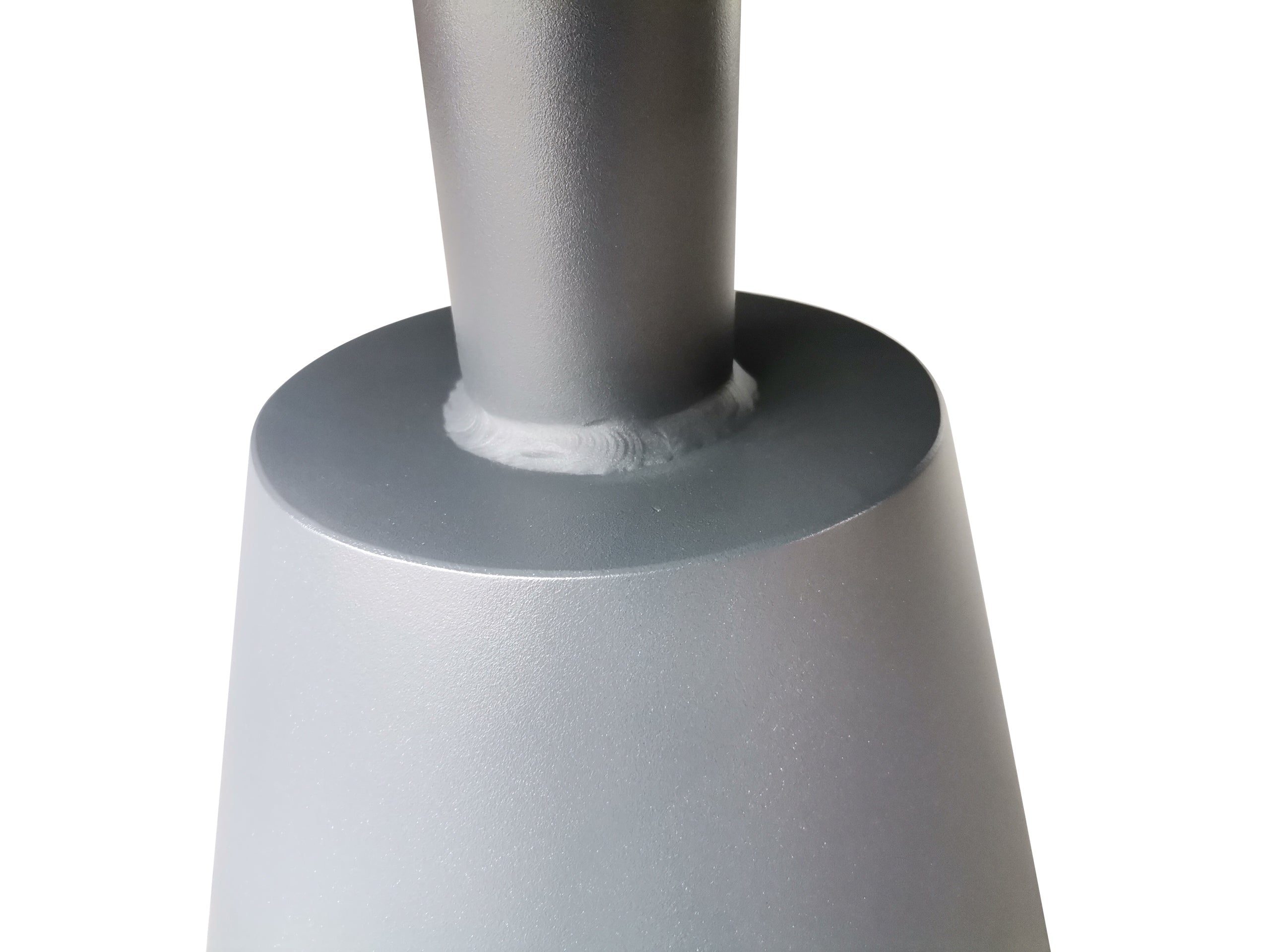 Stolik ogrodowy aluminiowy antracyt okrągły 40x40x50 cm lekki odporny taras