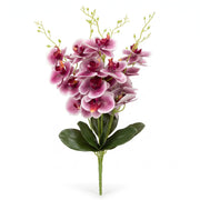Storczyk Sztuczny Bukiet Biało-Różowy 59cm Orchidea 5 Gałązek Do Salonu