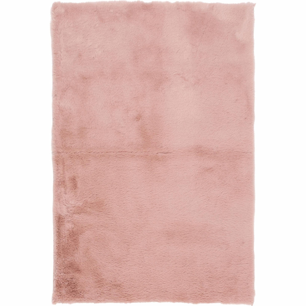 Dywanik futrzany Różowy 50x80 cm Dekoracyjny Antypoślizgowy Estetyczny