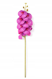 KWIAT SZTUCZNY STORCZYK 92 CM POJEDYNCZA GAŁĄZKA ORCHIDEA DUŻE KWIATY