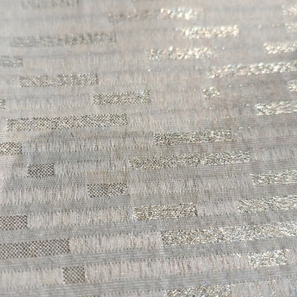 Podkładka pod Talerz Szara Srebrna w Paski Stripe Mata na Stół 33x45 cm dekoracyjna