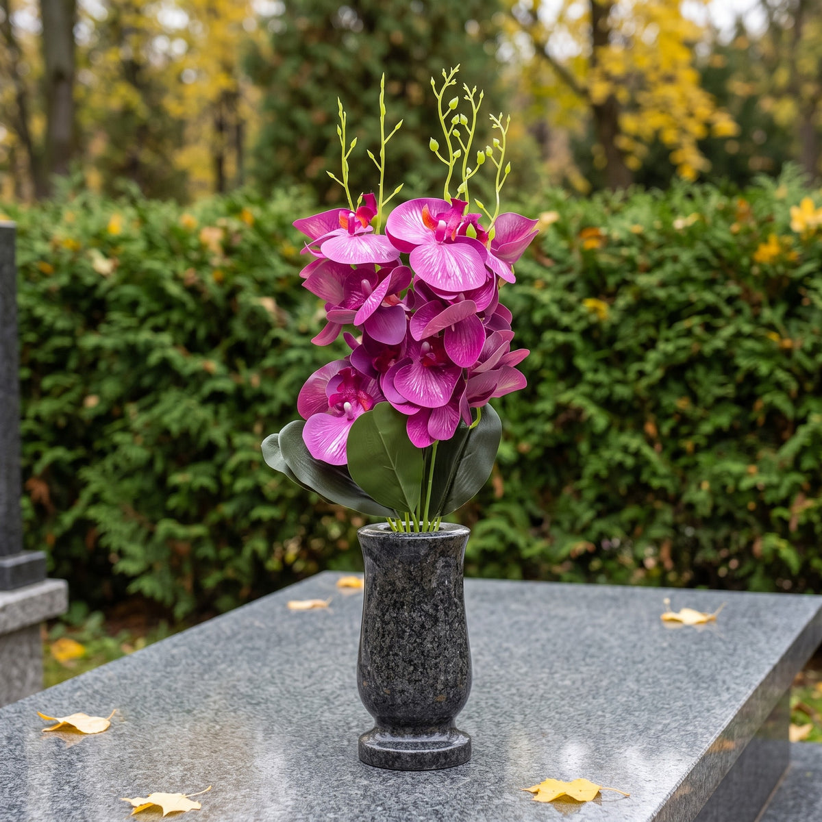 Storczyk Sztuczny Bukiet Intensywnie Różowy 59cm Orchidea 5 Gałązek