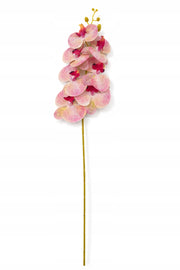 KWIAT SZTUCZNY STORCZYK 92 CM POJEDYNCZA GAŁĄZKA ORCHIDEA DUŻE KWIATY