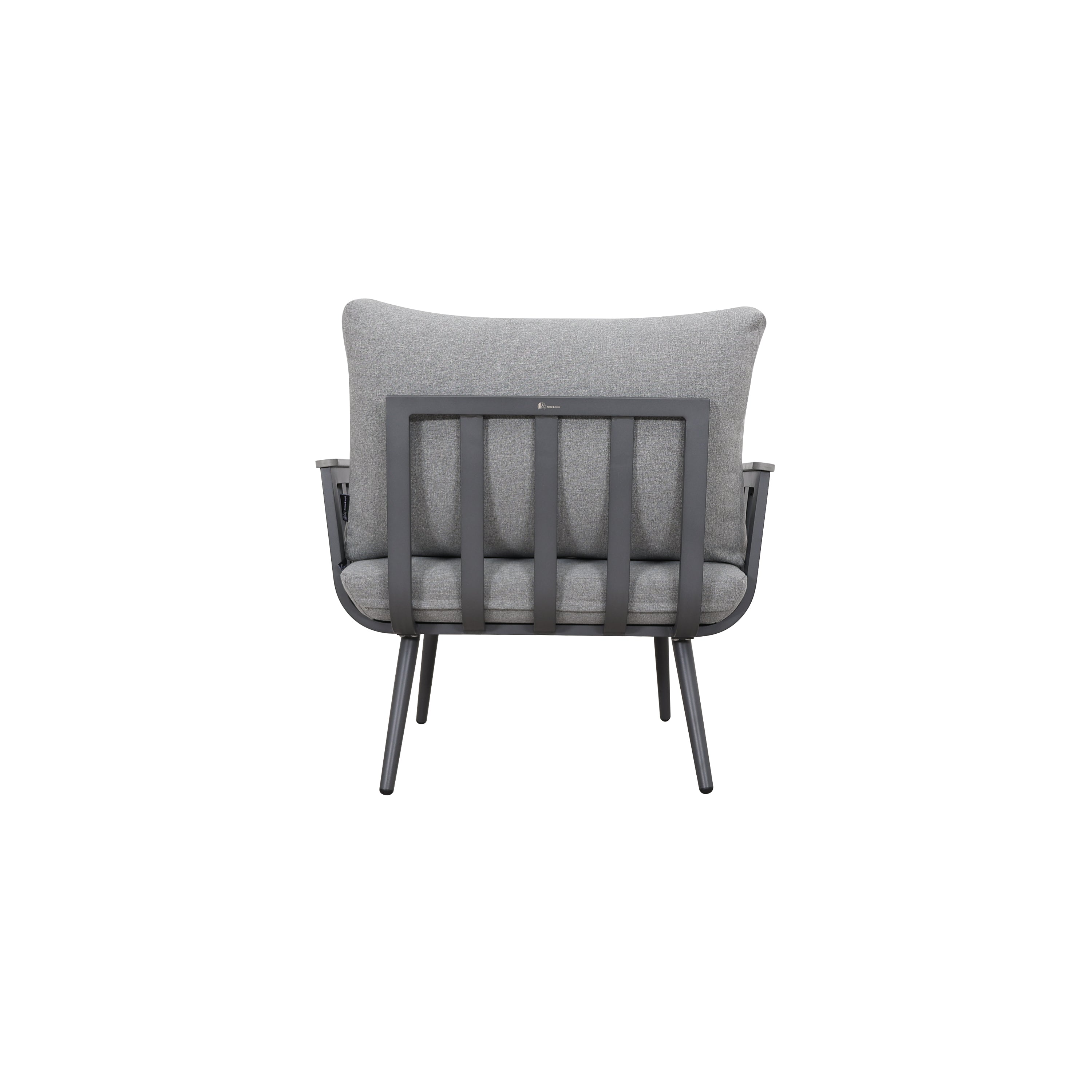 Zestaw Mebli Ogrodowych Sofa Stolik Fotel x2 Grafit