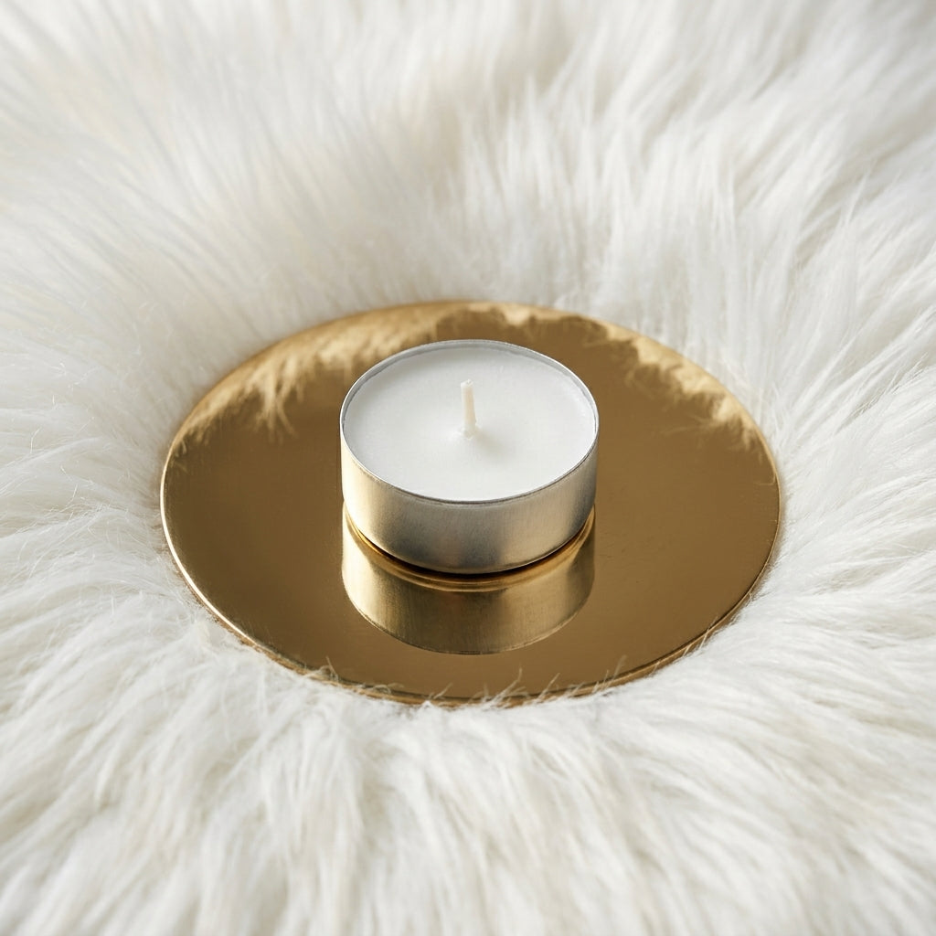 Podgrzewacze Zapachowe Tealight Kremowe Zestaw 36 szt.