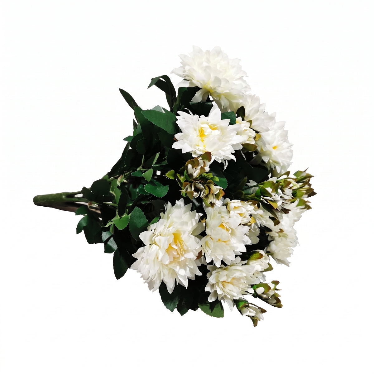 Sztuczna chryzantema biała 40 cm bukiet