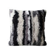 Poszewka na Poduszkę Stylowa Dekoracyjna 43x43 cm – Baranek i Plusz (Czarny / Beżowy / Szary / Grafitowy)