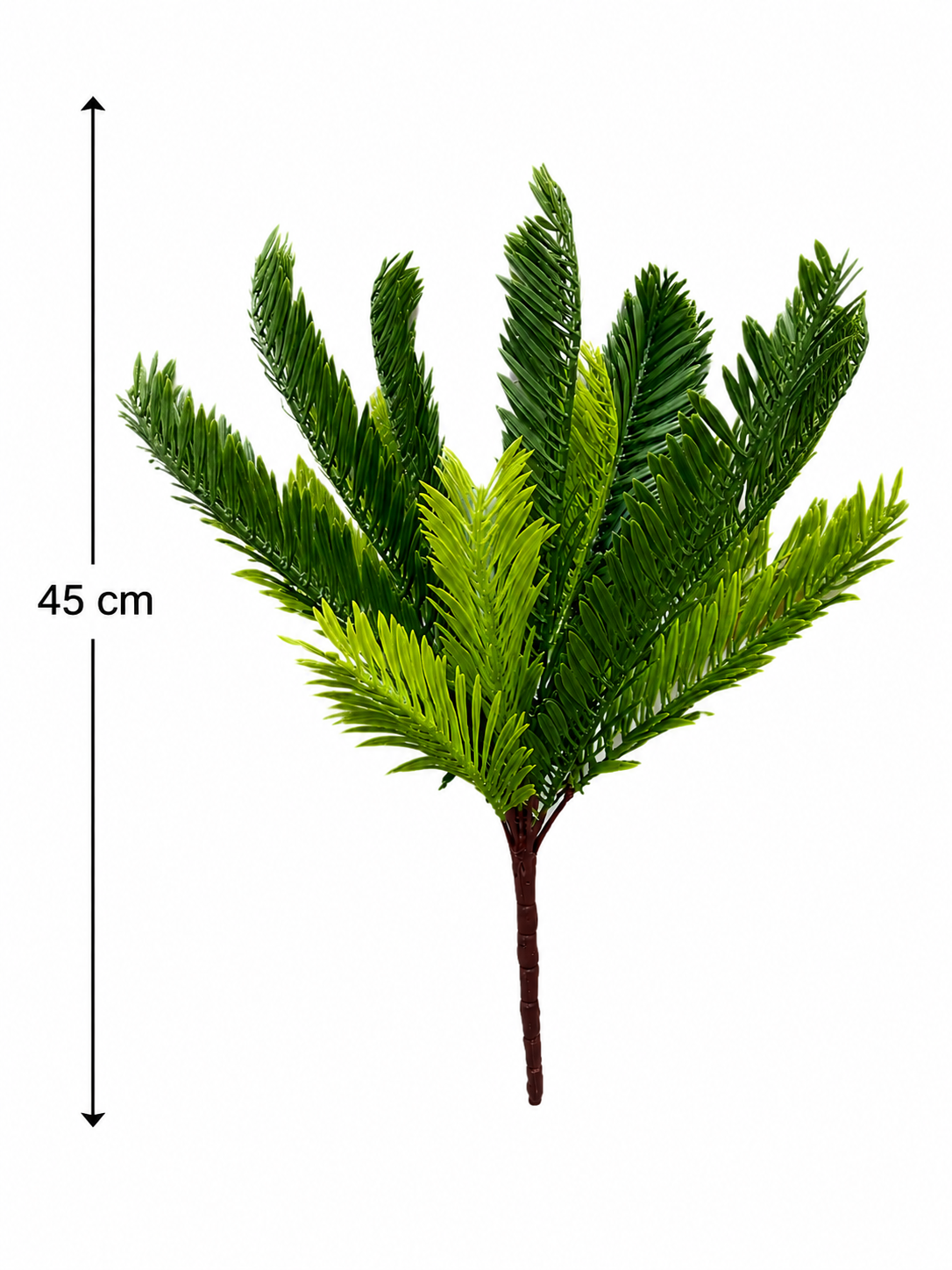 Gałązka Sztuczna Zielona 45 cm Do Wazonu Stroików Kompozycji Realistyczna