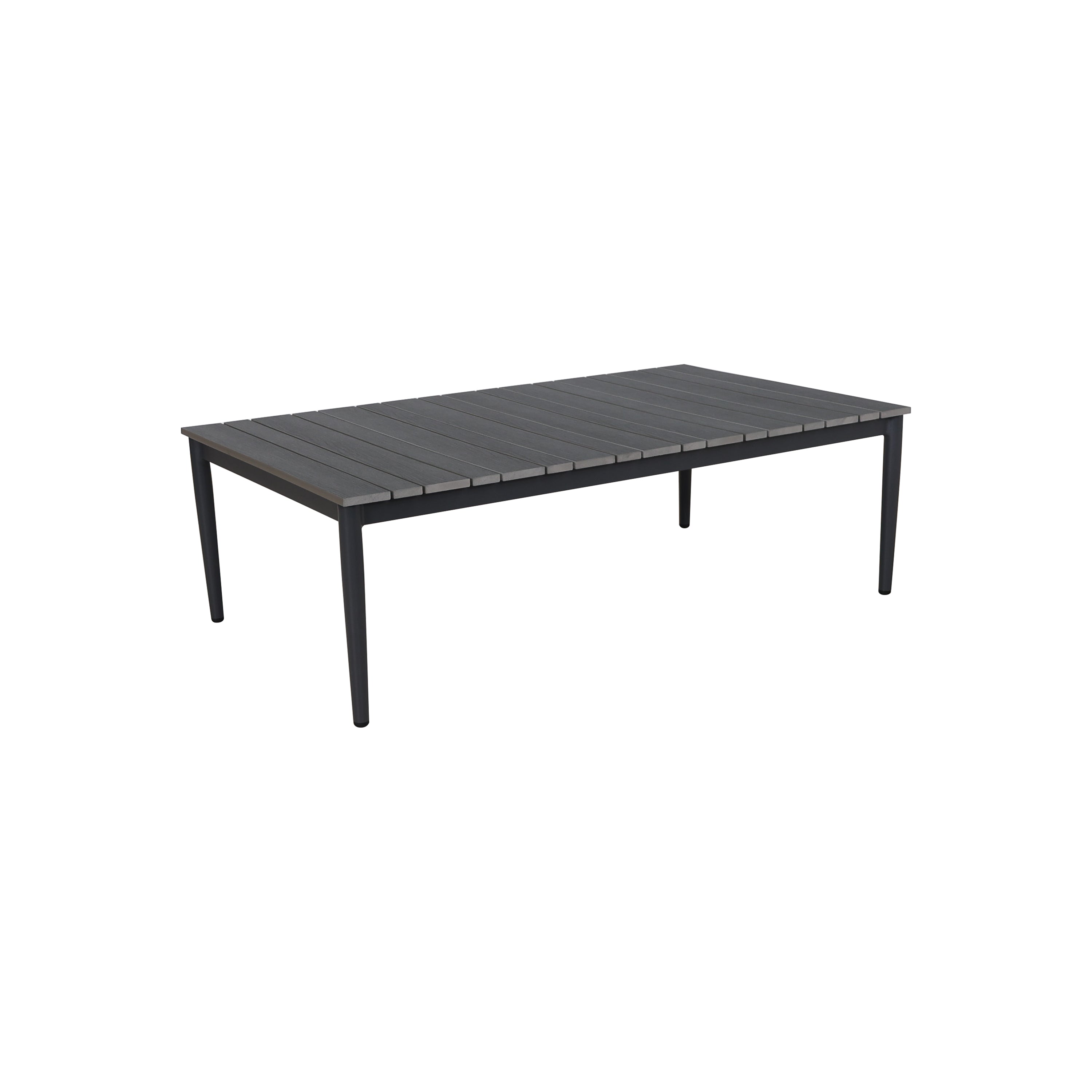 Zestaw Mebli Ogrodowych Aluminium Sofa 2x Fotek Stolik Szary