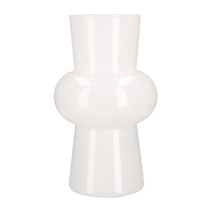 Wazon Dekoracyjny 20 cm Osłonka Biały Nowoczesny Ceramiczny Dodatek Wnętrz