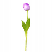 TULIPAN PIANKOWY POJEDYNCZY 42 CM WIOSENNA DEKORACJA WAZONU KOLOR FIOLETOWY