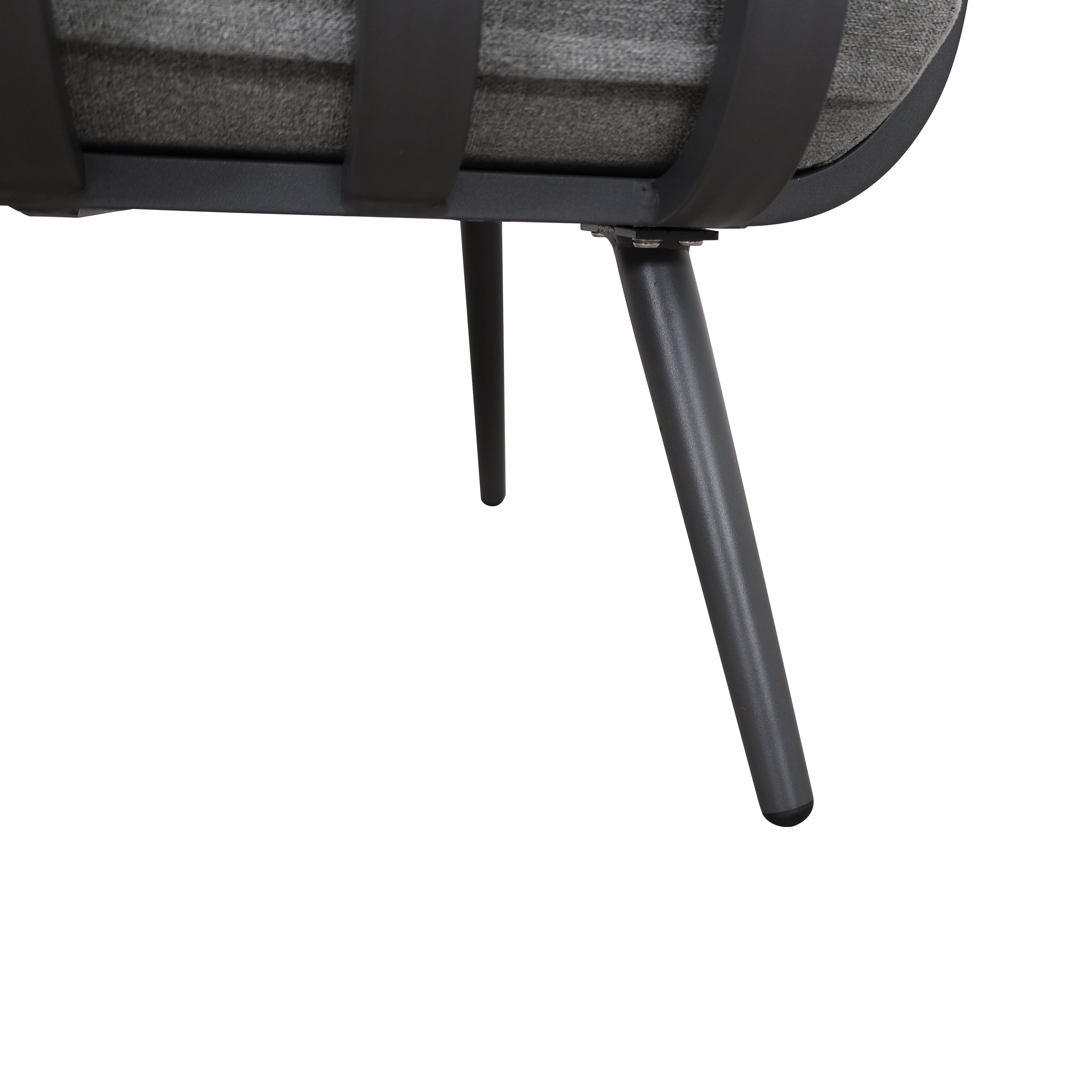 Zestaw Mebli Ogrodowych Sofa Stolik Fotel x2 Grafit