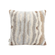 Poszewka na Poduszkę 43x43 cm Puszysta Beż/Brąz/Ecru/Szary Suwak