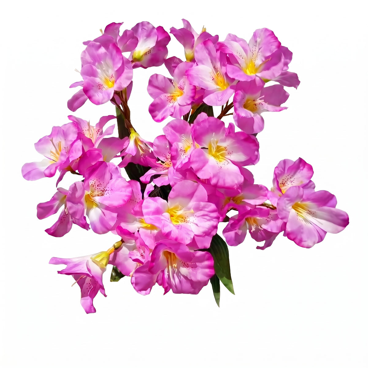 Sztuczna azalia bukiet ciemnoróżowy 48cm kwiaty do wazonu salon biuro, zdjęcie 3