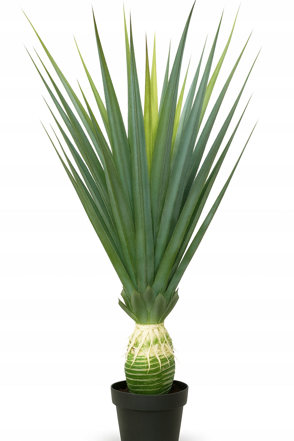 Sztuczna agawa w doniczce, 120 cm, realistyczne zielone liście, dekoracja do domu i biura