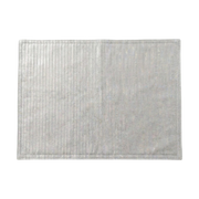 Podkładka pod talerz szara srebrna w paski stripe mata na stół 33x45 cm dekoracyjna