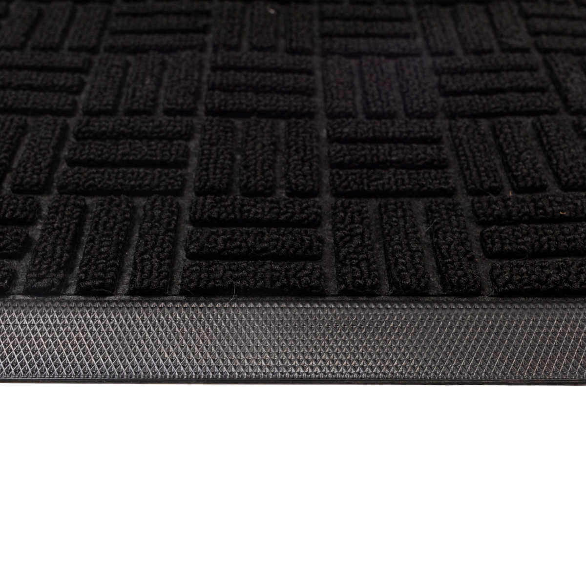 Wycieraczka 40x60cm materiałowa z gumowym spodem i krawędziami estetyczna