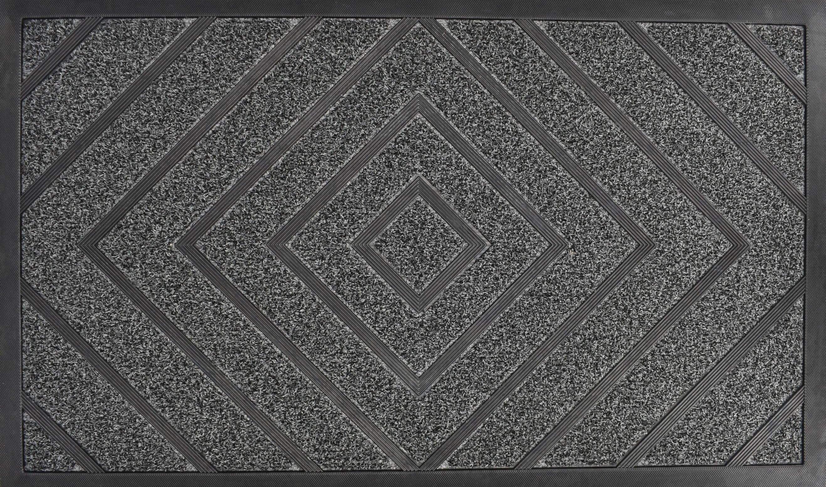 Wycieraczka gumowa czarna 45x75