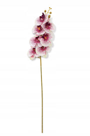 KWIAT SZTUCZNY STORCZYK 92 CM POJEDYNCZA GAŁĄZKA ORCHIDEA DUŻE KWIATY