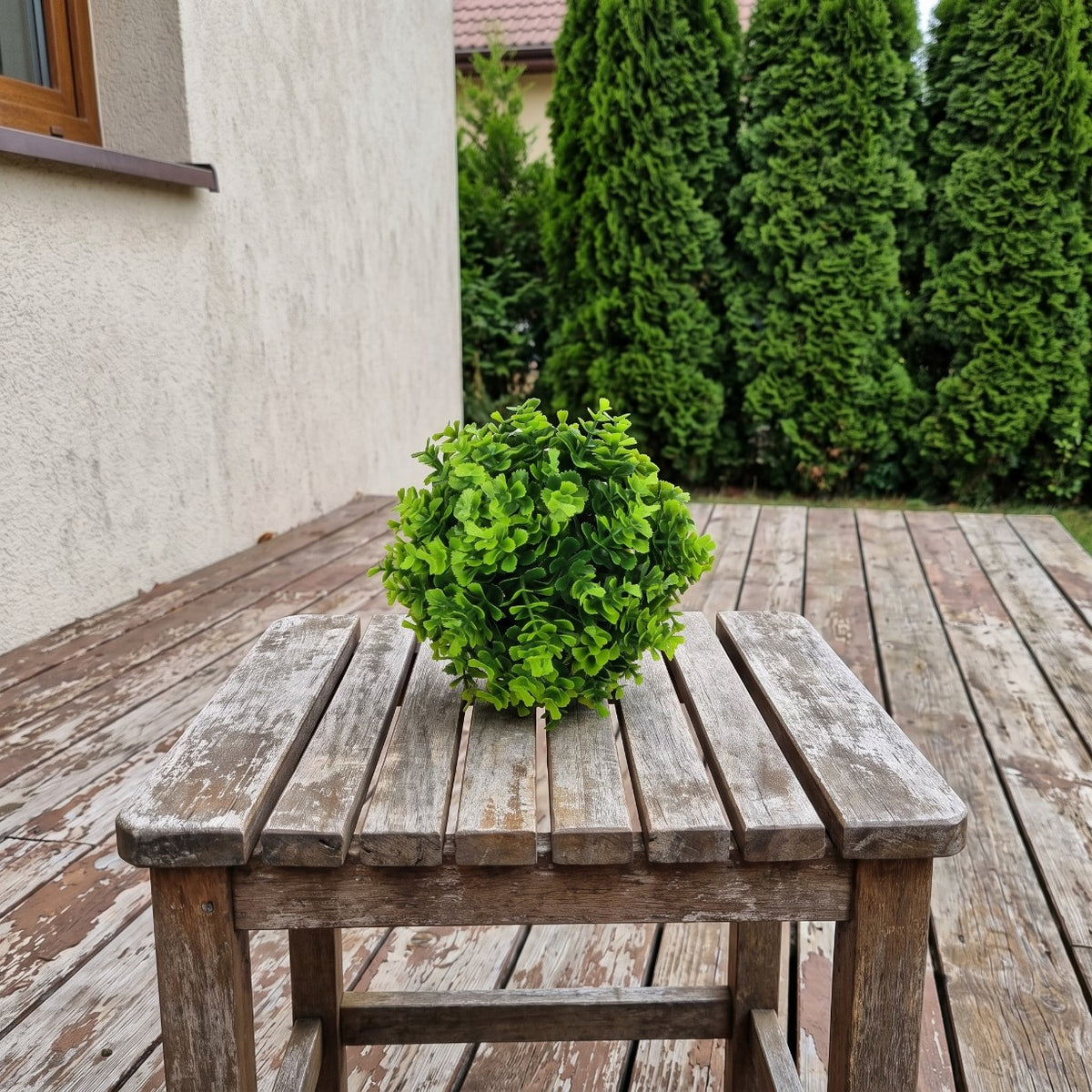 SZTUCZNA KULA BUKSZPANOWA 13cm BUKSZPAN JAK ŻYWA GĘSTA DEKORACJA DOM OGRÓD