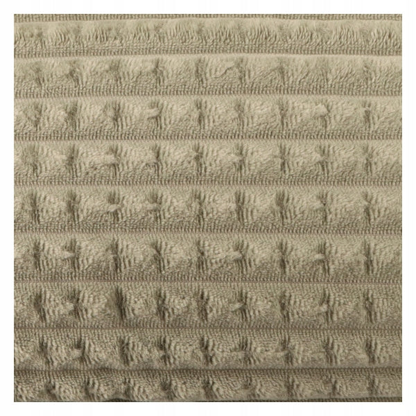Koc Kostka Oliwka 130x170cm Ciepły Wytłaczany Dekoracyjny do Łóżka Salonu