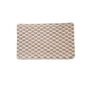 Dywanik antypoślizgowy Kremowy 50x80 cm Dekoracyjny gumowy spód Uniwersalny