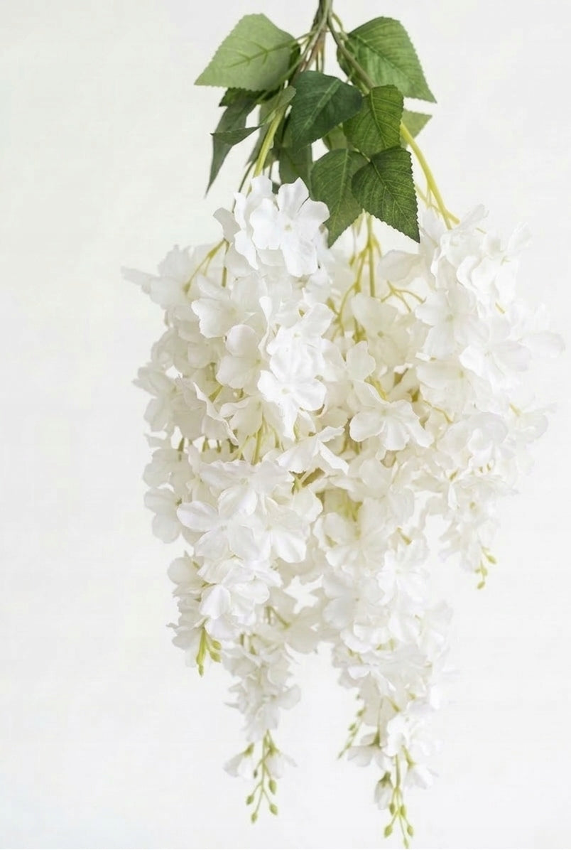 Wisteria Sztuczne Kwiaty Girlanda 65CM Kwiaty Wiszące Balkon Ślub KOMUNIA