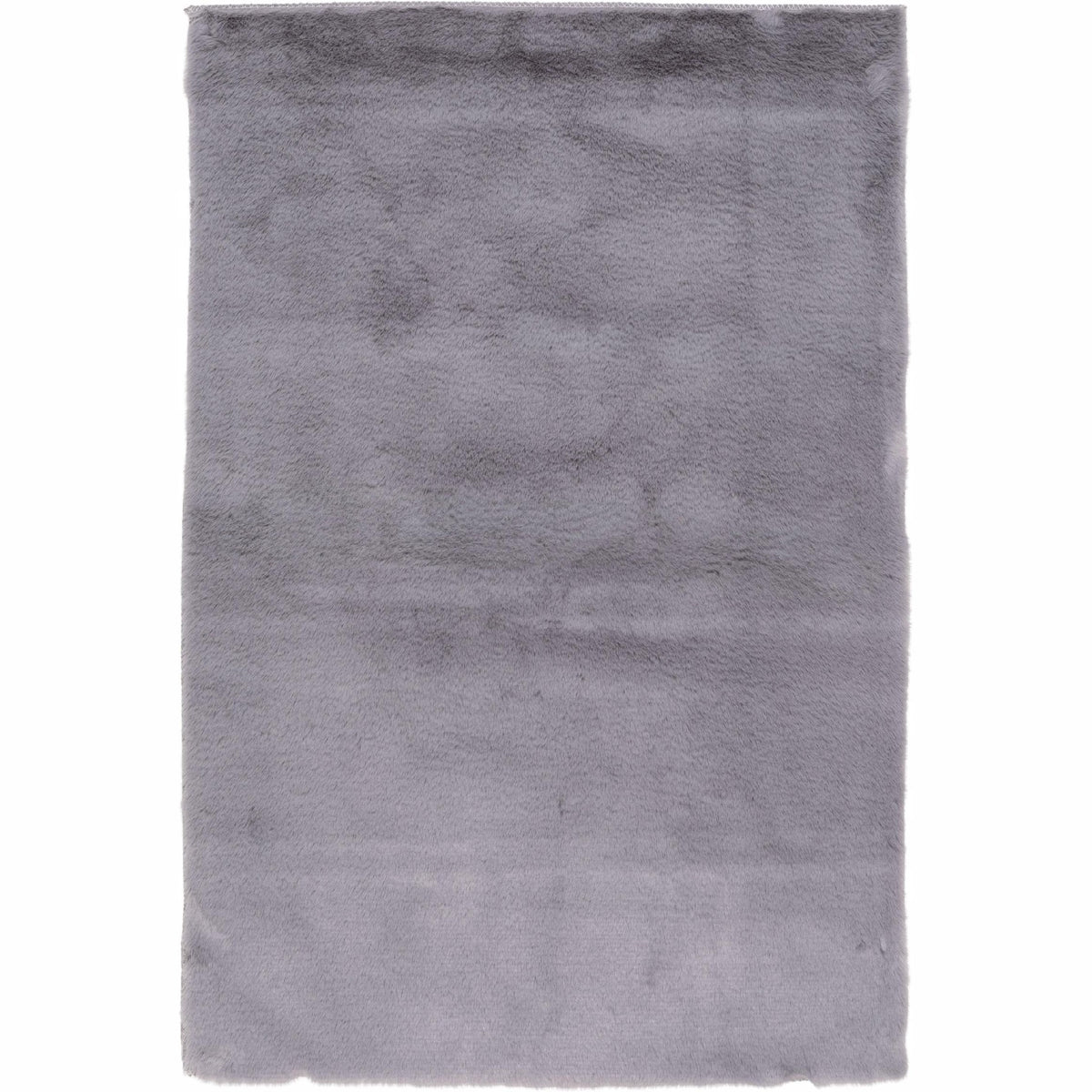 Dywanik futrzany Szary 50x80 cm Dekoracyjny Antypoślizgowy Estetyczny