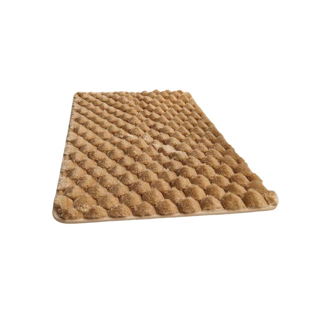 Dywanik antypoślizgowy Jasny Brąz 50x80 cm Dekoracyjny gumowy Uniwersalny