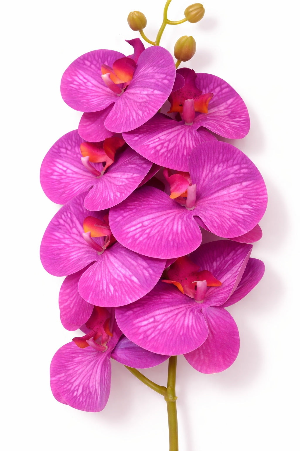 KWIAT SZTUCZNY STORCZYK 92 CM POJEDYNCZA GAŁĄZKA ORCHIDEA DUŻE KWIATY