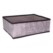 Organizer tekstylny Granatowy 28x24x10 cm do szafy domu biura uniwersalny