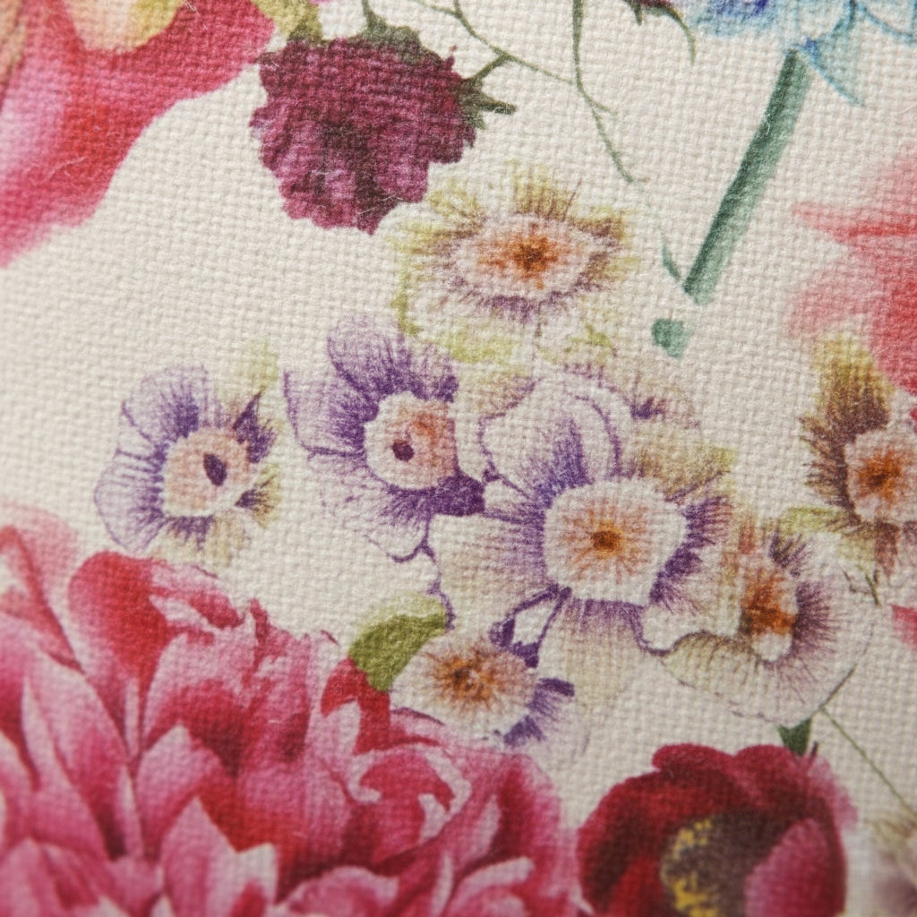 Poszewka dekoracyjna 45x45 cm kwiatowa kolorowa na zamek do salonu sypialni