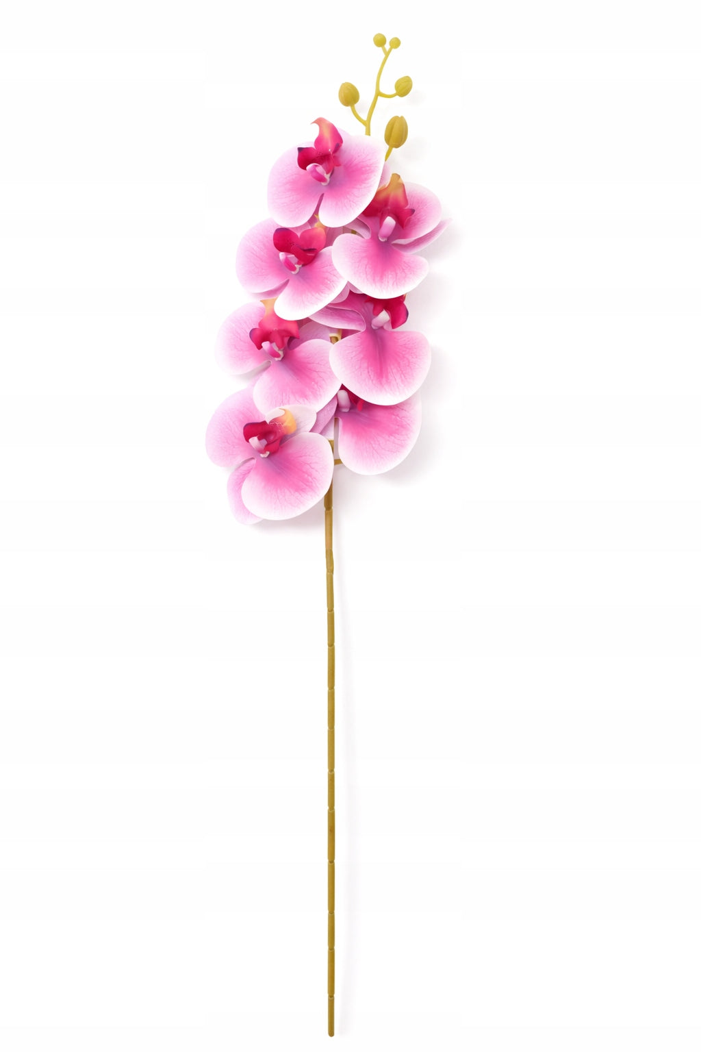 KWIAT SZTUCZNY STORCZYK 92 CM POJEDYNCZA GAŁĄZKA ORCHIDEA DUŻE KWIATY