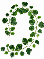Sztuczna Girlanda Monstera 180 cm Zielone Liście Dekoracja Balkon Taras