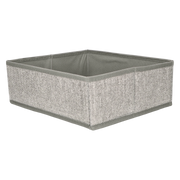 Organizer tekstylny Szary 28x24x10cm do szafy garderoby biura uniwersalny
