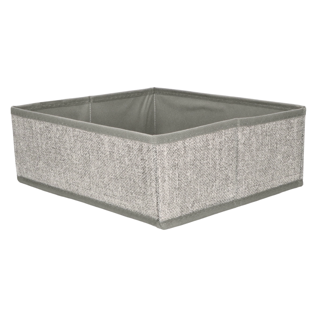 Organizer tekstylny Szary 28x24x10cm do szafy garderoby biura uniwersalny