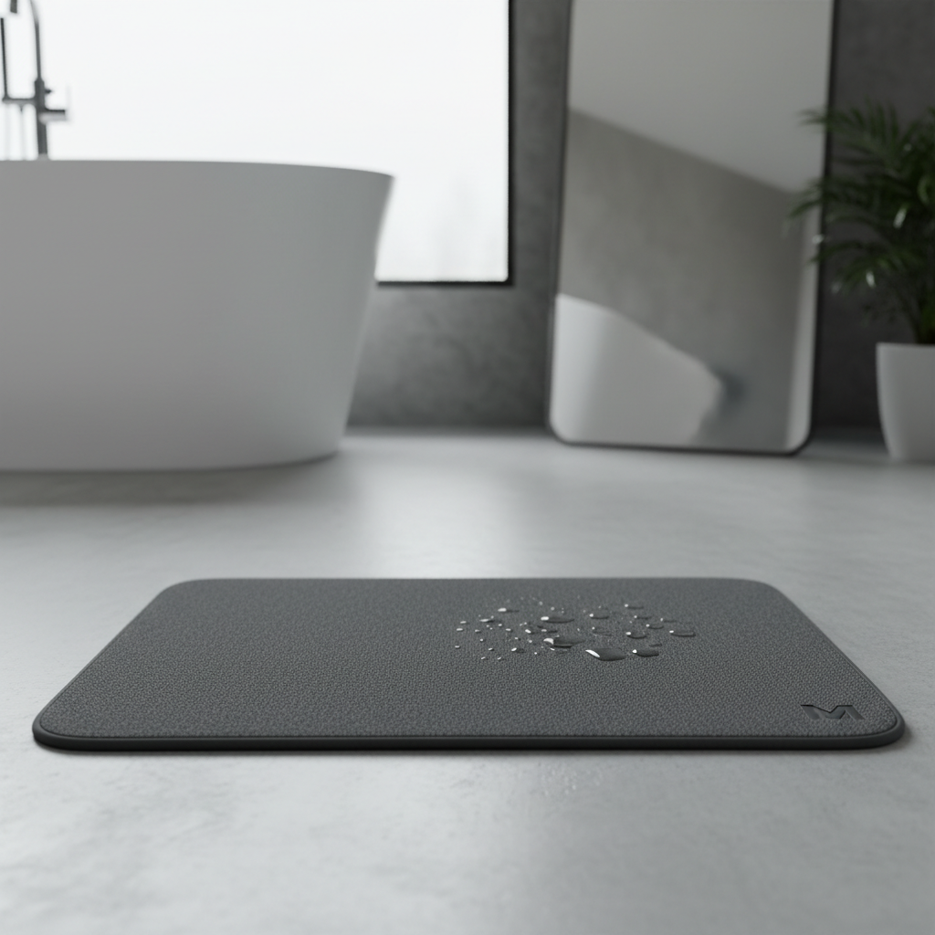 Funkcjonalny design - dywanik łazienkowy